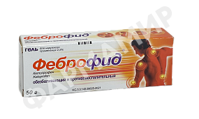 ФЕБРОФИД 2,5% 50Г №1 ГЕЛЬ