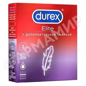 ПРЕЗЕРВАТИВЫ DUREX (ДЮРЕКС) ELITE СВЕРХТОНКИЕ №3