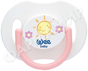 Пустышка WEE BABY (ВИИ БЕЙБИ) Ортодонтическая не прозрачная с калпачком №2 (782)