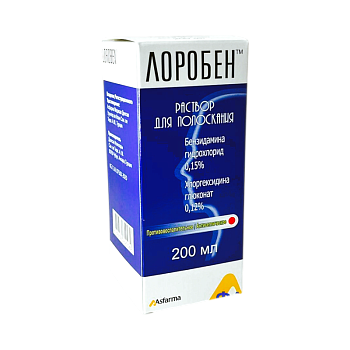 ЛОРОБЕН 200МЛ №1 Р-Р Д/ПОЛОСКАНИЯ