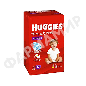 ТРУСИКИ HUGGIES (ХАГГИС) DRY EXPERT - 4 №17