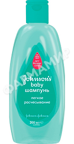 ШАМПУНЬ Д/ДЕТЕЙ JOHNSON'S BABY (ДЖОНСОНС БЕЙБИ) ЛЕГКОЕ РАСЧЕСЫВ-Е 200МЛ
