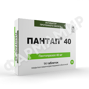 ПАНТАП 40МГ №28 ТАБЛ